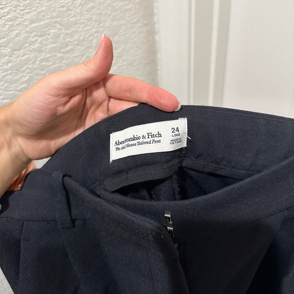 Abercrombie & Fitch Sloane Tailored Wide Leg Pant size 24 Long - Picture 9 of 9